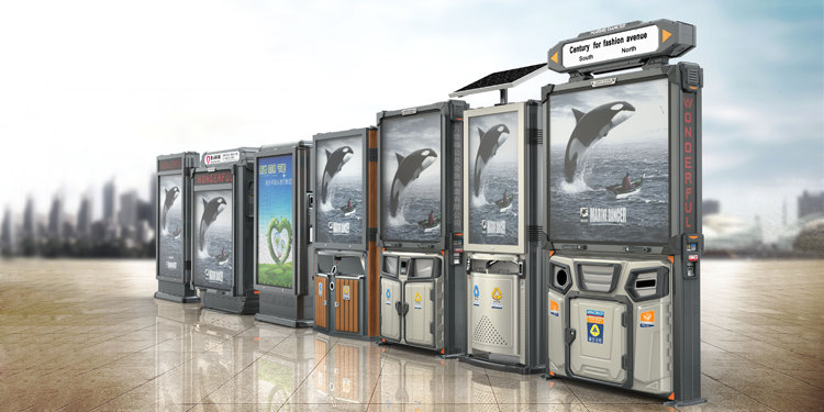 太陽能廣告垃圾箱在設(shè)計時需要注意什么？