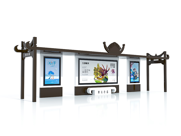 走進(jìn)“高顏值”的藏式智慧公交候車亭